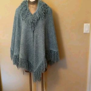 Gorgeous fringed shawl